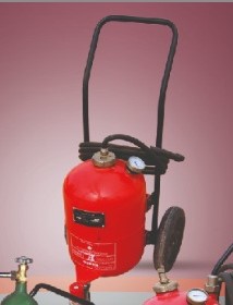 شش جهاز إطفاء حريق ذات الخرطوشة الخارجية سعة 25 كجم بودرة كيماوية جافة